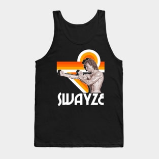 Patrick Swayze Shirtless Hot Bod FanArt Tribute Tank Top